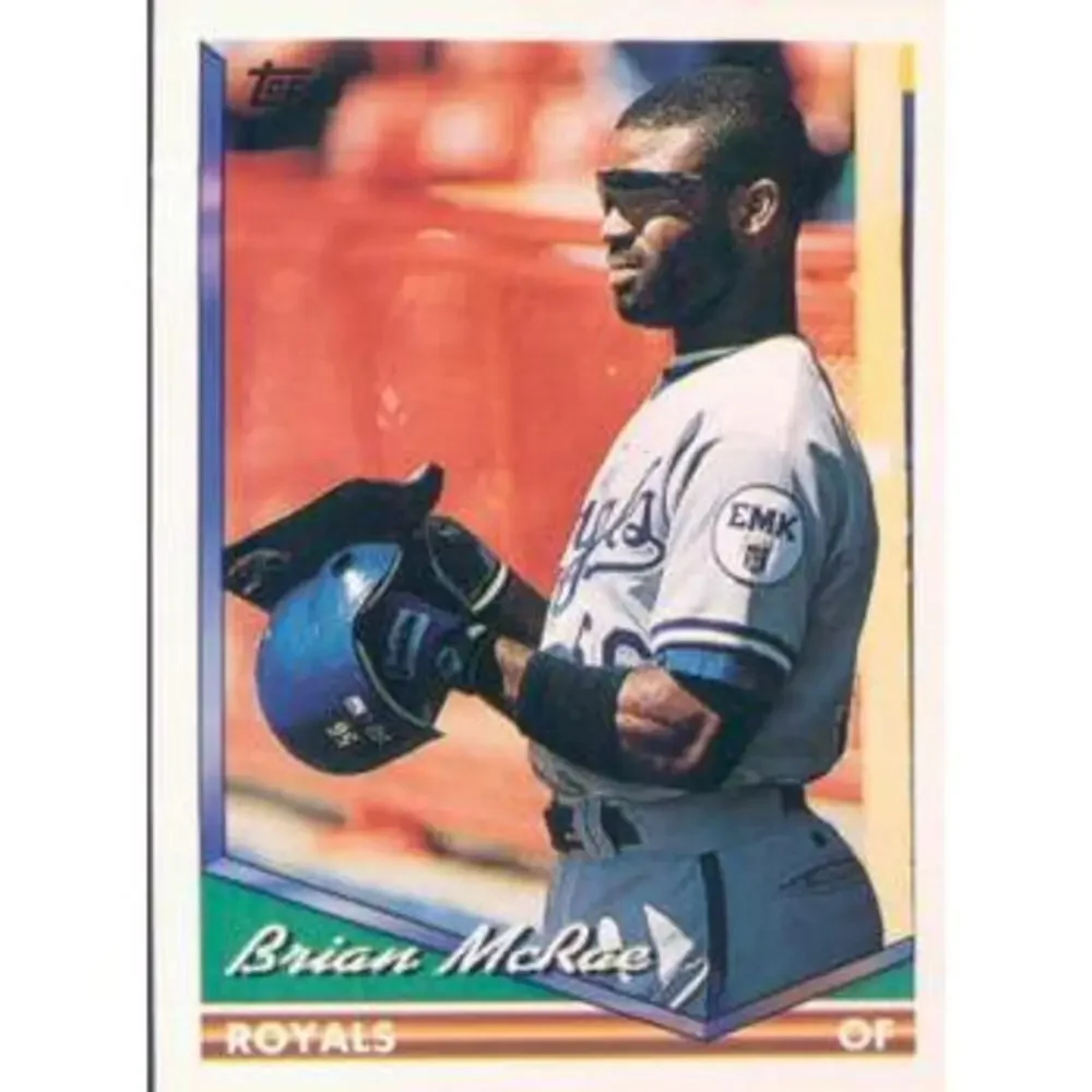 1994 Topps Brian McRae # 425 Kansas City Royals